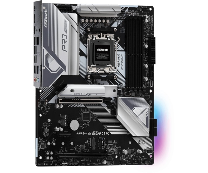 ASRock B650 PRO RS Angled Front View