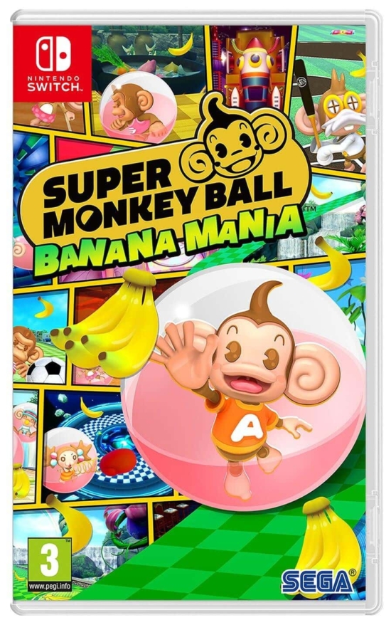 Super Monkey Ball Banana Mania Box Art NSW
