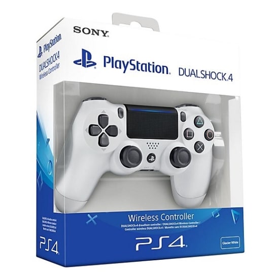 Sony PS4 Glacier White Dualshock 4 Wireless Controller Box View