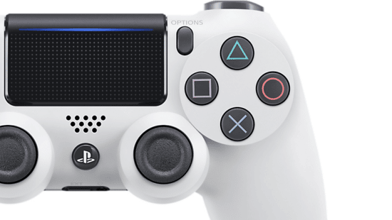 Sony PS4 Glacier White Dualshock 4 Wireless Controller Front View