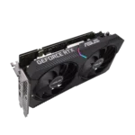 ASUS Dual NVIDIA GeForce RTX 3060 OC Angled Side View