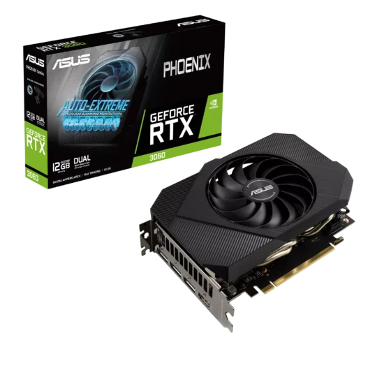 ASUS NVIDIA GeForce RTX 3060 Phoenix V2 Box View