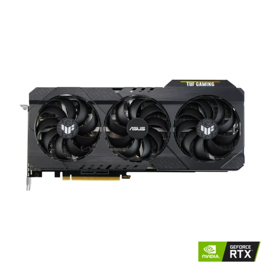 ASUS TUF Gaming NVIDIA GeForce RTX 3060 V2 OC Edition Flat Front View