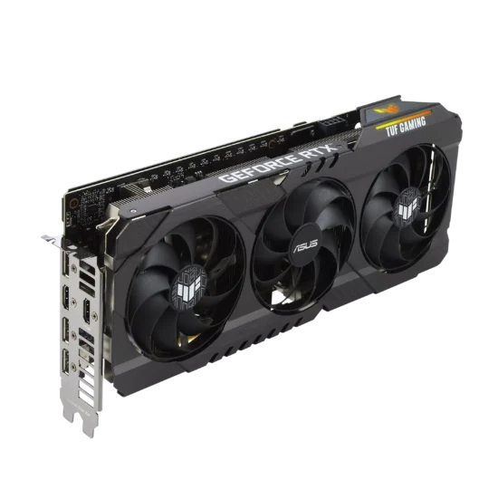 ASUS TUF Gaming NVIDIA GeForce RTX 3060 V2 OC Edition Vertical View