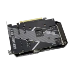 ASUS Dual NVIDIA GeForce RTX 3060 V2 Angled Backplate View