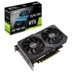 ASUS DUAL NVIDIA GeForce RTX 3060 Ti V2 MINI OC Box View