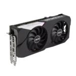 ASUS DUAL NVIDIA GeForce RTX 3060 Ti V2 OC Angled Front View