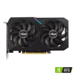 ASUS Dual NVIDIA GeForce RTX 3050 OC Flat Front View