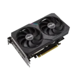 ASUS Dual NVIDIA GeForce RTX 3050 OC Angled Side View
