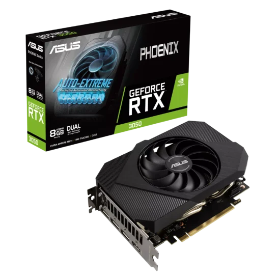 ASUS Phoenix NVIDIA GeForce RTX 3050 8GB Box View