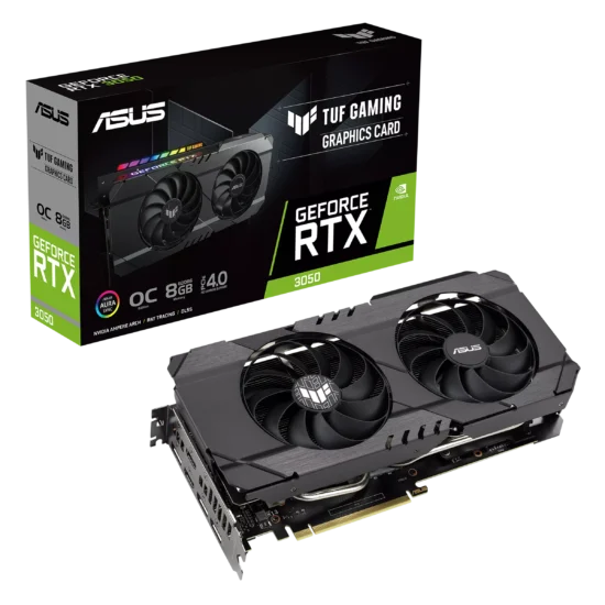 ASUS TUF Gaming NVIDIA GeForce RTX 3050 OC Box View