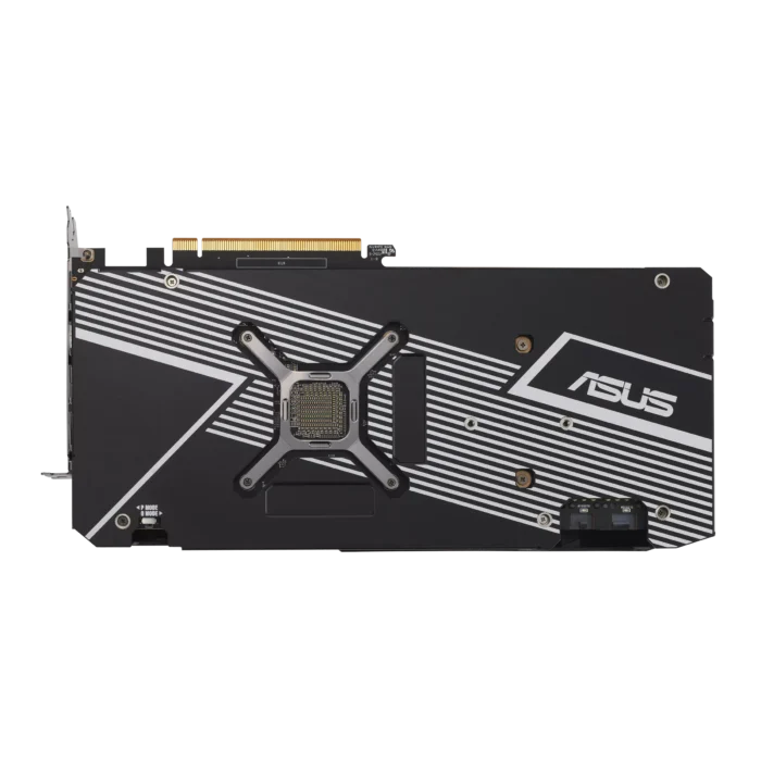 ASUS Dual AMD Radeon RX 6700 XT OC Edition Backplate View