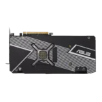 ASUS Dual AMD Radeon RX 6700 XT Backplate View