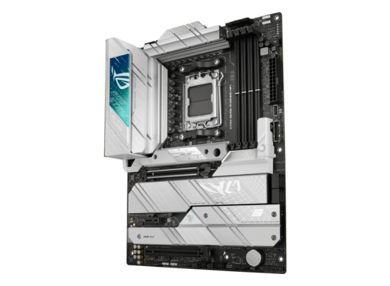 ASUS ROG Strix X670E-A Gaming WiFi Angled Front View