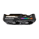 ASUS ROG Strix AMD Radeon RX 6600 XT OC Angled Side View