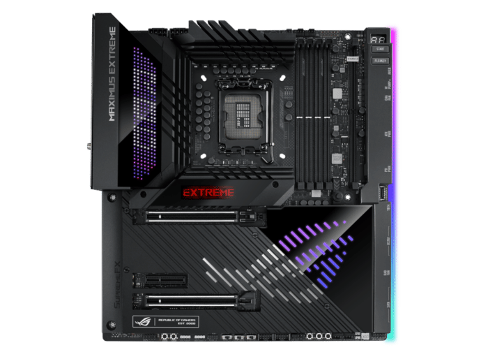 ASUS ROG Maximus Z790 Extreme Flat Front View