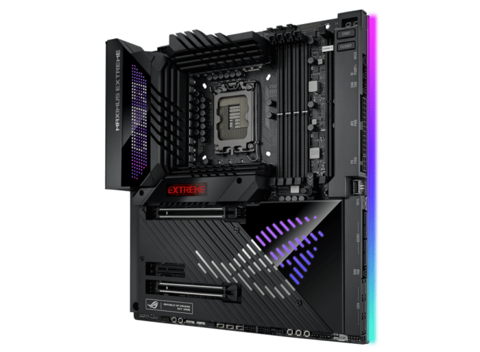 ASUS ROG Maximus Z790 Extreme Angled Front View