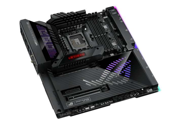 ASUS ROG Maximus Z790 Extreme Angled Front View