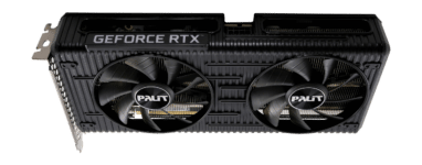 Palit NVIDIA GeForce RTX 3050 Dual 8GB Angled Front View