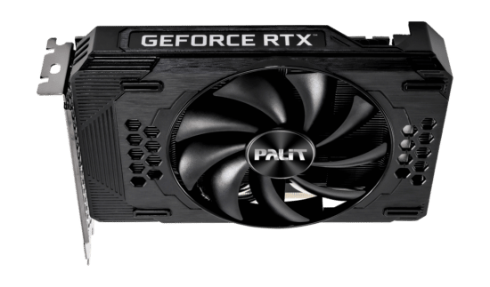 Palit NVIDIA GeForce RTX 3060 StormX 8GB Flat Vertical View