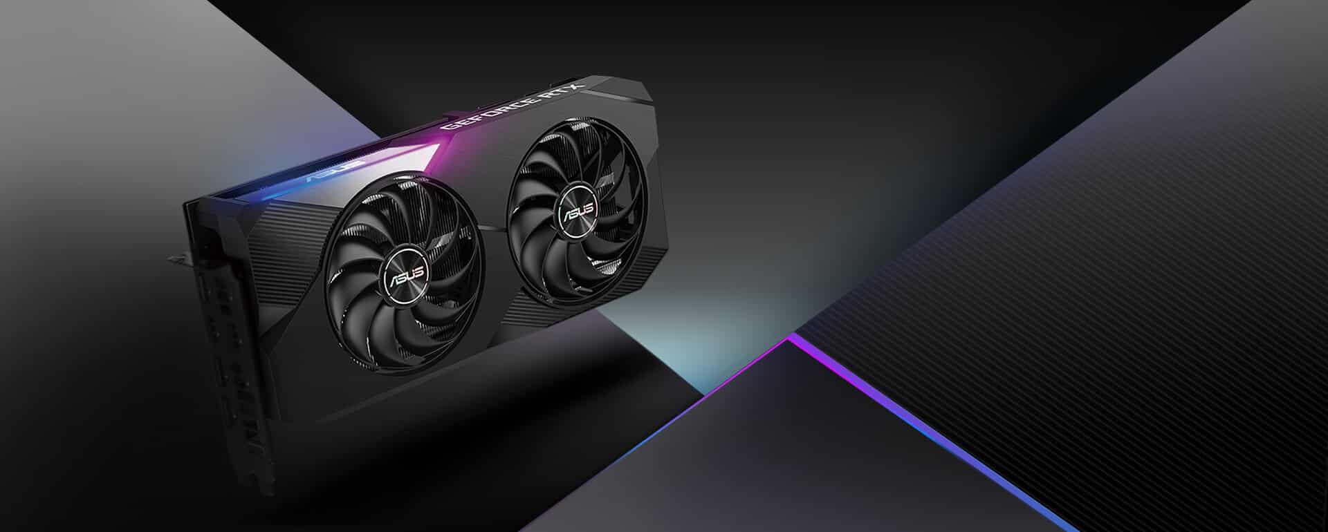 ASUS DUAL NVIDIA GeForce RTX 3060 Ti V2 OC Cover View
