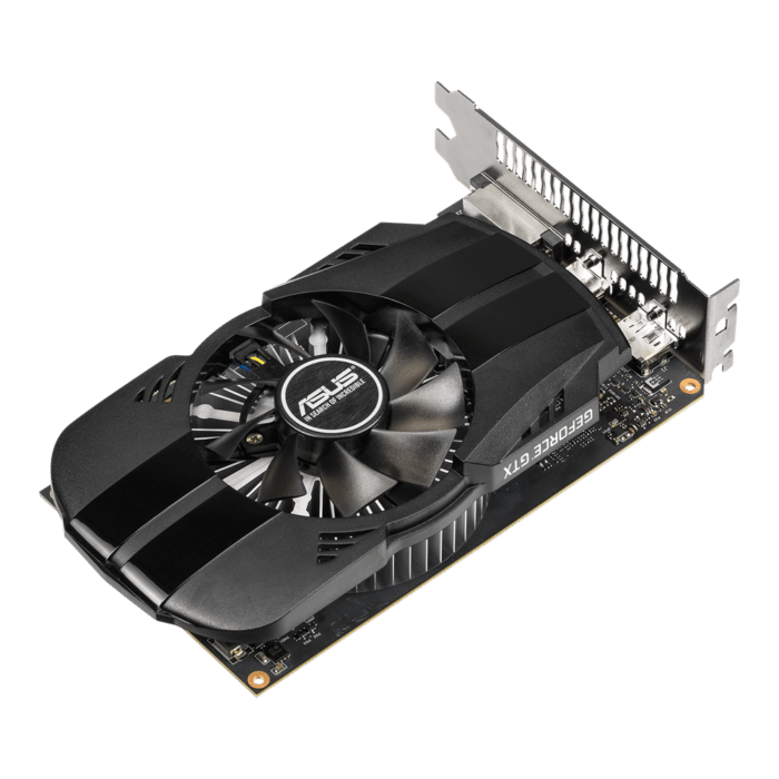ASUS Phoenix NVIDIA GeForce GTX 1650 OC Front Angled View
