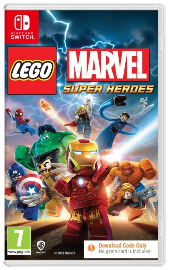 Marvel Super Heroes LEGO Games Case Edition Box View