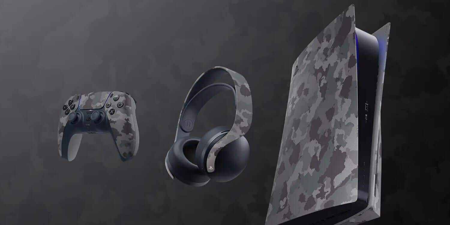 Sony PS5 PULSE 3D Wireless Headset - Grey Camo