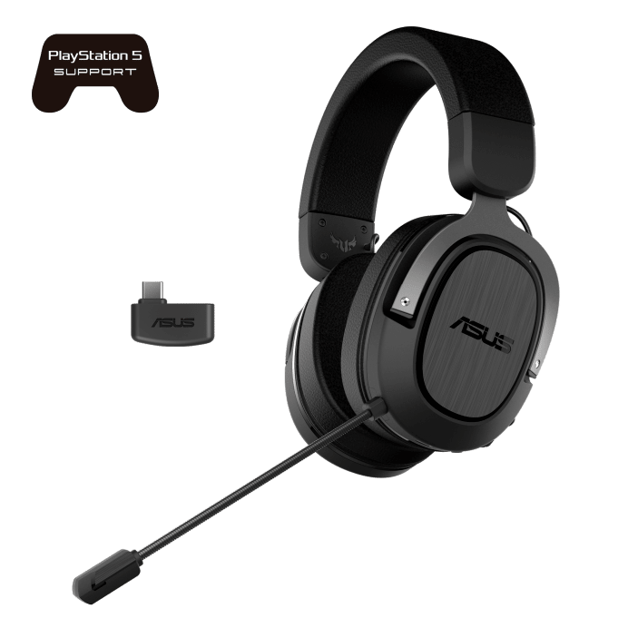 ASUS TUF Gaming H3 Wireless Headset – Gun Metal