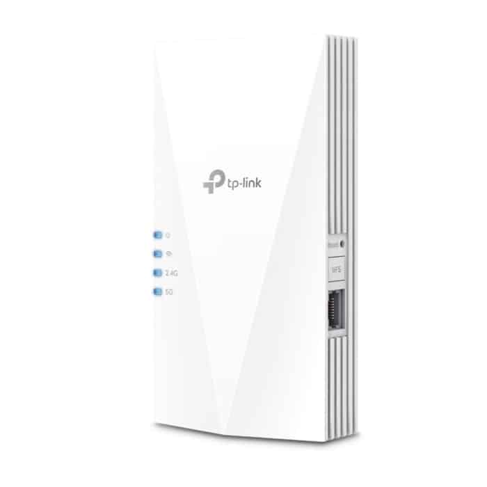 TP-LINK RE600X Angled Front View
