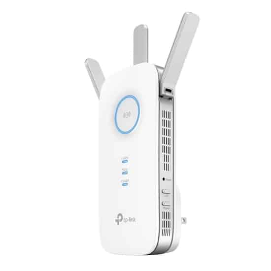 TP-LINK RE450 Angled Side View