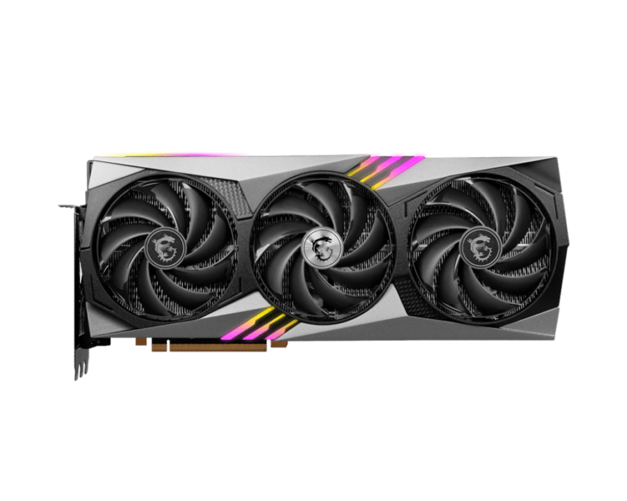 MSI NVIDIA GeForce RTX 4080 16GB GAMING X TRIO Flat Front View