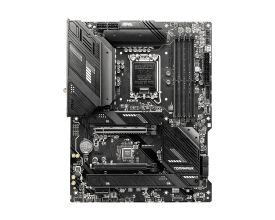 MSI MAG B760 TOMAHAWK WIFI DDR4 Flat Front View