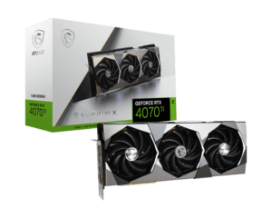 MSI NVIDIA GeForce RTX 4070 Ti SUPRIM X Box View
