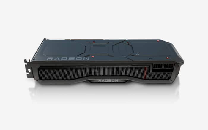Sapphire AMD Radeon RX 7900 XT Angled Backplate View