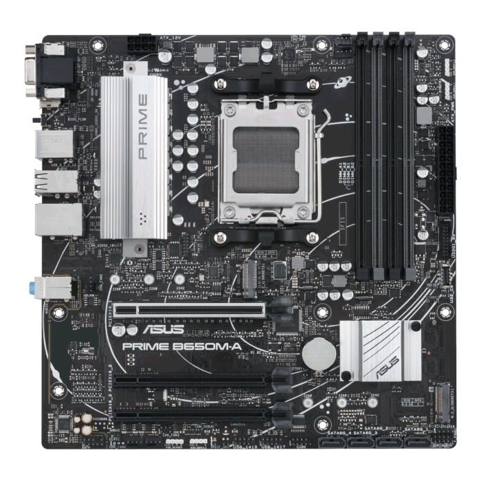ASUS PRIME B650M-A Flat Front View