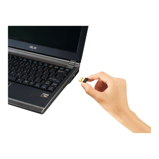 ASUS USB-N10 NANO B1 Laptop View