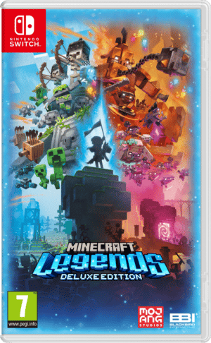 Minecraft Legends Deluxe Edition Box Art NSW