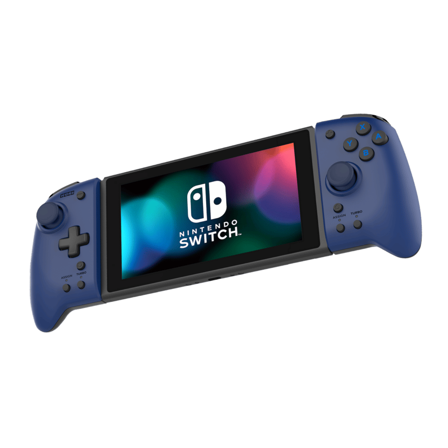 Nintendo Switch HORI Split Pad Pro Controller - Midnight Blue Angled Front View