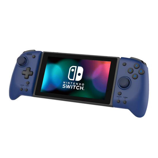Nintendo Switch HORI Split Pad Pro Controller - Midnight Blue Angled Front View