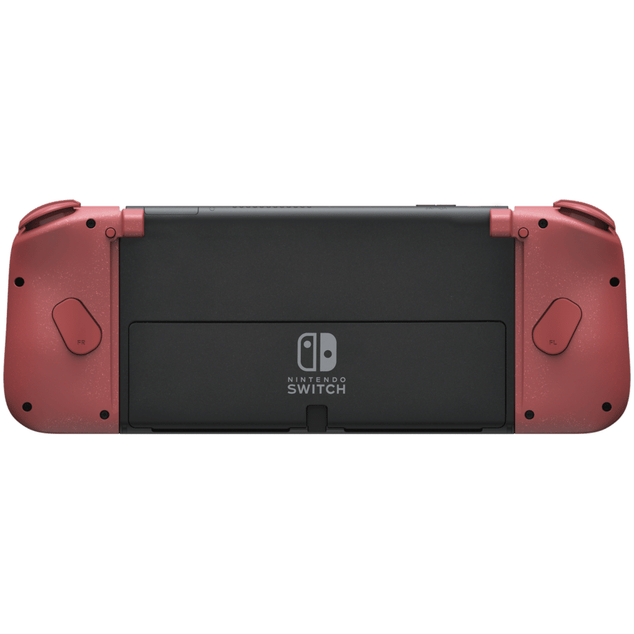 Nintendo Switch HORI Split Pad Compact Controller - Apricot Red Rear View
