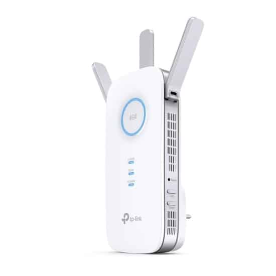 TP-LINK RE550 Angled Front View