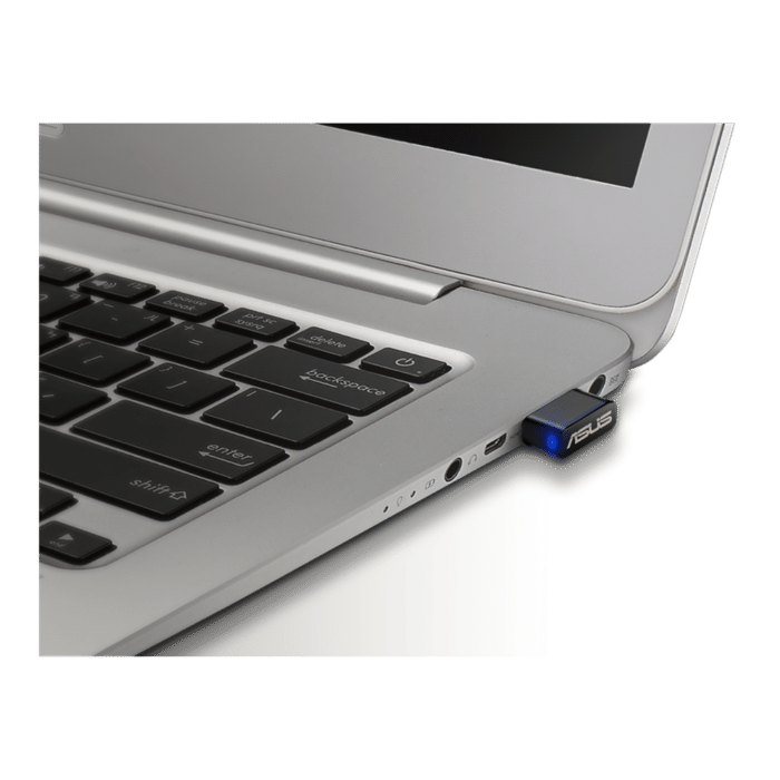 ASUS USB-AC53 Nano Laptop View