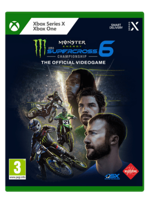 Monster Energy Supercross 6 - The Official Videogame Box Art XSX