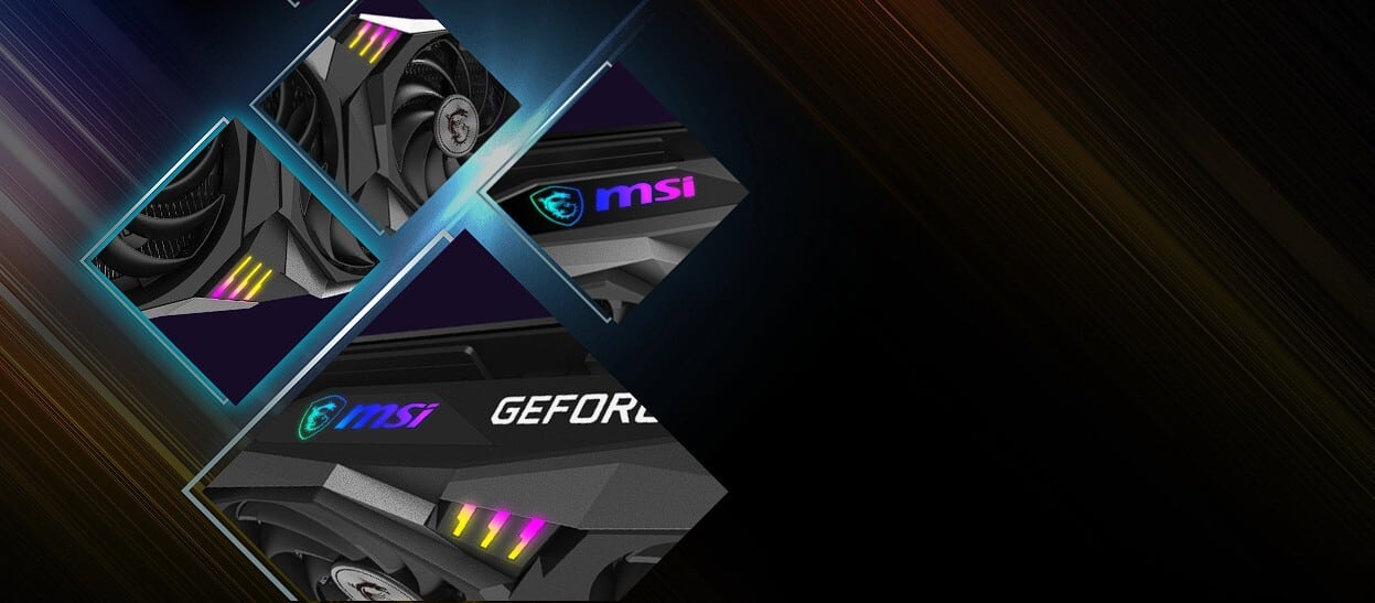 MSI NVIDIA GeForce RTX 3060 GAMING X Cover View
