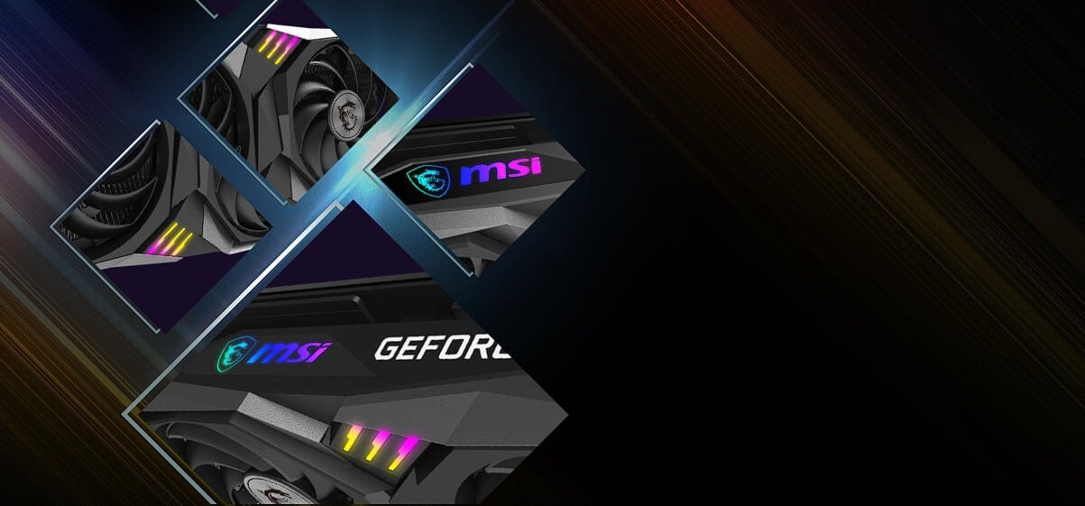 MSI NVIDIA GeForce RTX 3060 Ti GAMING X Cover View