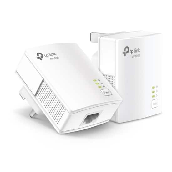 TP-LINK TL-PA717 KIT Angled Front View