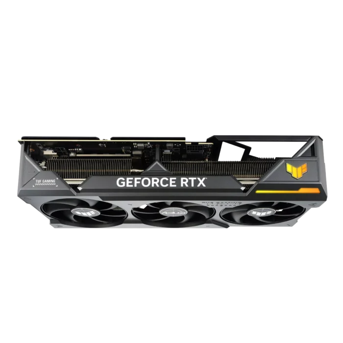 ASUS TUF Gaming NVIDIA GeForce RTX 4080 OC Angled Side View