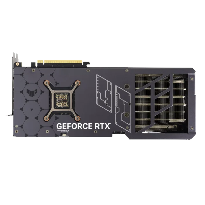 ASUS TUF Gaming NVIDIA GeForce RTX 4080 OC Backplate View