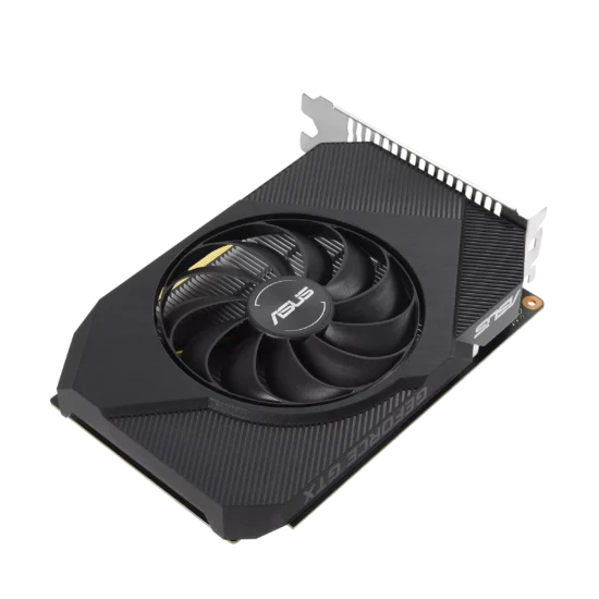 ASUS Phoenix NVIDIA GeForce GTX 1650 V2 OC Angled Front View